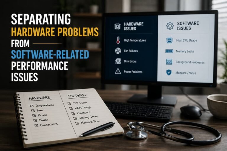 Separating Hardware Problems From Software-Related Performance Issues